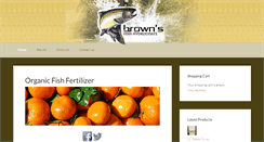 Desktop Screenshot of brownsfishfertilizer.com
